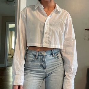 H&M Cropped Buttondown